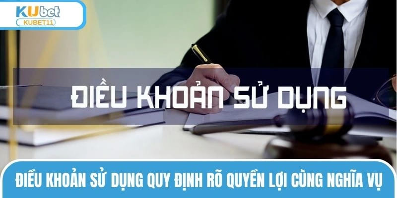 Điều khoản sử dụng quy định rõ quyền lợi cùng nghĩa vụ