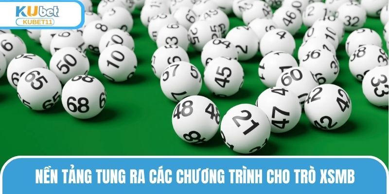 Nền tảng tung ra các chương trình cho trò XSMB